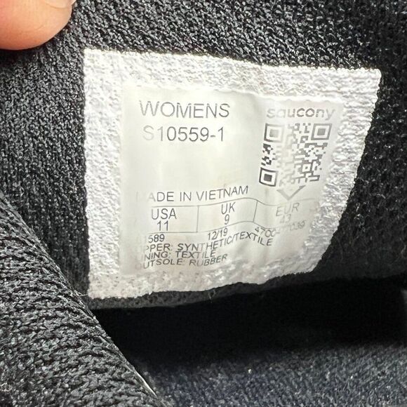Saucony Cohesion 13 Running Shoes Womens Size 11 Black Athletic Training Sneaker - Picture 14 of 14